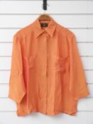 Vintage Fendi ladies shirt with original buttons and Fendi bag