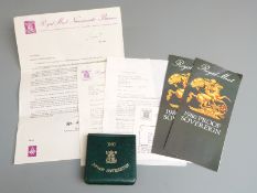 1980 Elizabeth II proof gold full sovereign, cased with paperwork