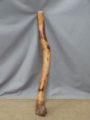Wooden didgeridoo, length 112cm