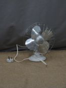 Vintage/ retro Verity fans 'Limit' three speed electric fan, height 36cm