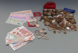 An amateur collection of largely overseas coinage to include Australia, Hong Kong, Irish Free State,