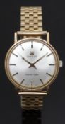 Tissot Seastar-Seven 9ct gold gentleman's wristwatch with luminous gold hands, two-tone baton
