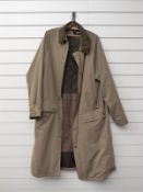 Barbour 'Cobham' men's full length coat, size large