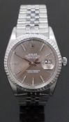 Rolex Oyster Perpetual Datejust gentleman's automatic wristwatch ref. 16030 with date aperture,