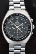 Omega Speedmaster Professional Mark II gentleman's chronograph wristwatch with tachymetre bezel,