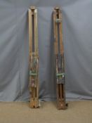 Two Winsor & Newton folding artist's easels