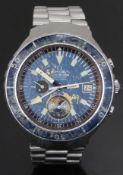 Omega Seamaster 'Big Blue' gentleman's automatic chronograph diver's wristwatch ref. 176.004 with