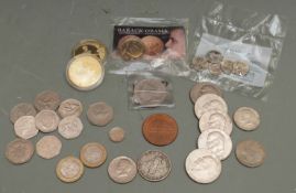 A quantity of American and other coins