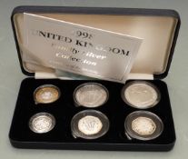 Royal Mint 1998 'Family Silver' collection comprising six coins including the Britannia