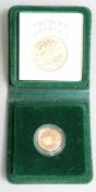 1980 Elizabeth II proof gold full sovereign