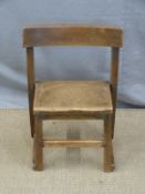 Country made child's chair height 56cm