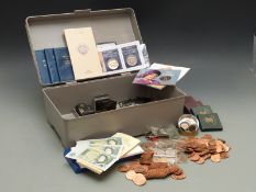 An amateur collection of UK and overseas coinage, George III onwards, some silver content,