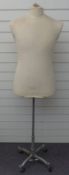 Vendome Paris adjustable tailor's dummy or mannequin on stand, 156cm tall
