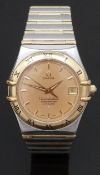 Omega Constellation Chronometer gentleman's automatic wristwatch ref. 368.1201 with date aperture,