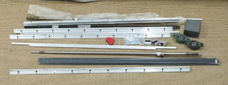 Two ballscrews, runners and framework to suit CNC router or similar machine