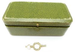 Victorian watch key in a vintage watch box