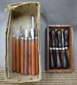 Wood carving chisels