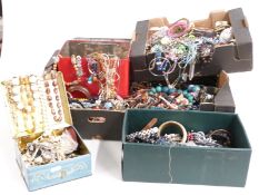 A collection of costume jewellery including agate, Seiko watches, enamel seahorse, Sekonda watch
