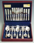 Viners six place setting silver plated canteen of cutlery
