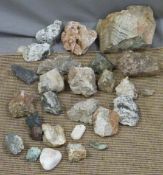 Collection of mineral samples