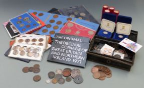 An amateur collection of UK coinage, George II onwards includes Channel Islands etc together with