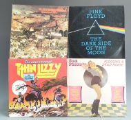 Approximately 45 albums mostly 1970s including Blondie, Police and Dark Side of the Moon - Pink