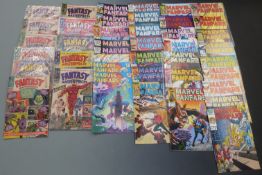 Marvel comics comprising Fantasy Masterpieces 1, 2, 3 x2, 7 x3 and 8-11 and Marvel Fanfare 5, 6