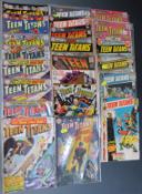Twenty-four DC Comics Teen Titans comprising Teen Titans 1, 4, 6 x2, 9-12, 14-16, 18, 21, 23, 29,