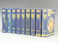 A complete run of nine Rothmans Football Yearbook 1970/71-1978/79