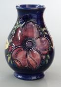 Moorcroft vase decorated in the Clematis pattern, H10cm