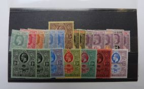 Sierra Leone mint stamps. 1912-21 1/2d-£1 plus £2 overprinted SPECIMEN