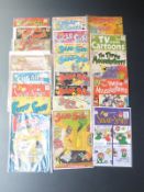 Twenty DC comics comprising Funny Stuff 40 and 45, Sugar and Spike 18, 24, 26, 75-77, 81, 82 x2, 84,