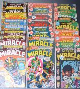 Twenty-five DC Comics Mr Miracle comprising 1 x3, 2 x2, 3, 5, 6, 7 x2, 12 x2, 13 x2, 14-17, 1 8x2,