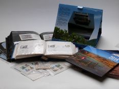 A box of Canada & USA first day covers, and sundry items