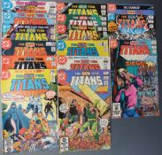 Fifteen DC Comics The New Teen Titans comprising 2, 3, 6, 12, 15, 17, 18, 21, 22, 23, 25, 27, 35, 36