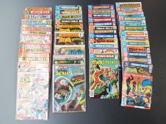 Forty-four DC Comics Batman comprising Giant World's Finest 179, Giant the Best of the Brave and the