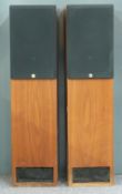 Pair of Castle Chester 8ohm 75 watt floor standing stereo speakers, H91cm