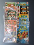 Fourteen DC comics New Gods comprising 1 x2, 2, 4 x2, 5, 6, 7 x3, 8, 9 x2 and 11.