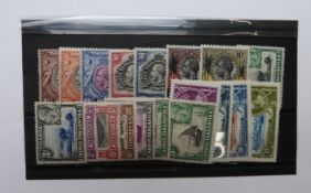 Kenya, Uganda and Tanganyika mint stamps. 1935-37 1c-£1