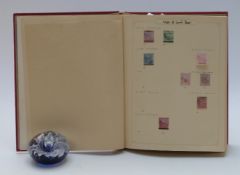 A collection of Cape of Good Hope, Natal and South Africa stamps in a Simplex stamp album,