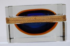 Murano Sommerso casket