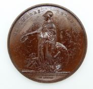 William IV Royal Geographical Society bronze patrons' medal designed by William Wyon (note, before