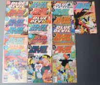 Nineteen DC Comics Blue Devil comprising 1, 5, 7-10, 12-17, 19-22, 27, 31 and Annual 1.