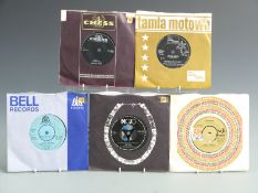 Approximately 90 Soul, Motown, Import and Northern Soul singles in case