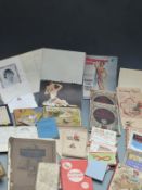 A group of ephemera including signed Sir Francis Chichester invitation, 1957 Exquisite by Kaye