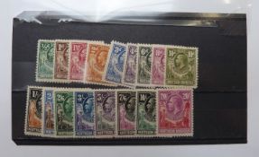 Northern Rhodesia mint stamps 1925-29 1/2d-20s. Southern Rhodesia mint stamps 1931-37 1/2d-5s and