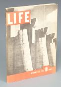 Life Magazine November 23, 1936, volume 1 number 1 First Edition in original publisher's illustrated