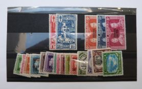 New Zealand mint stamps. 1931 Health stamps 1d and 2d. 1907-16 official overprints 1/2d-5s. 1913-