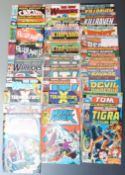 Twenty-nine Marvel comics comprising Captain Universe 9-11, Fallen Angels 6 and 7, The New