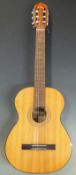 Musima 'Rosonata' German acoustic guitar fitted with six steel strings, with soft carry case